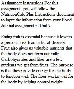 Unit 3 Assignment